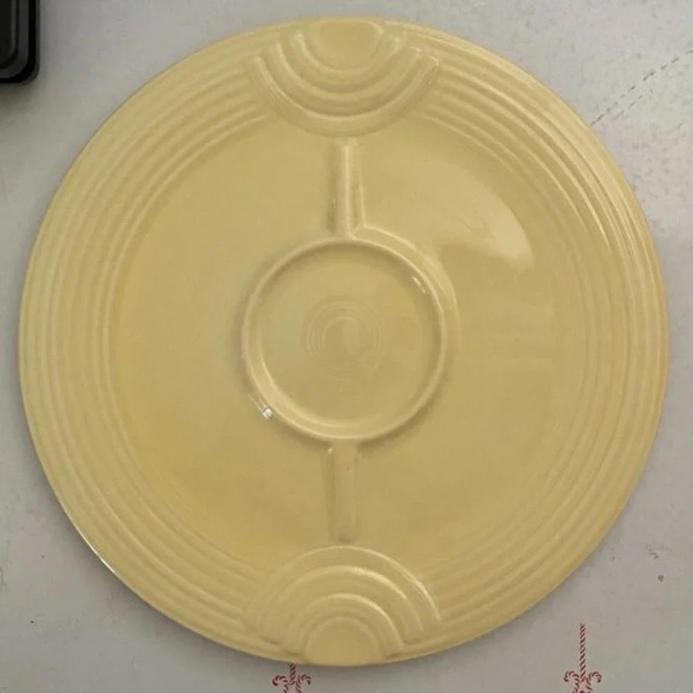 Fiestaware Discontinued Hostess Tray Sunflower